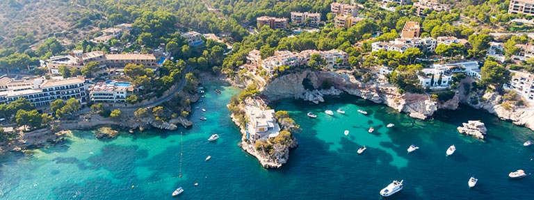 The pretty coast of Petrovac